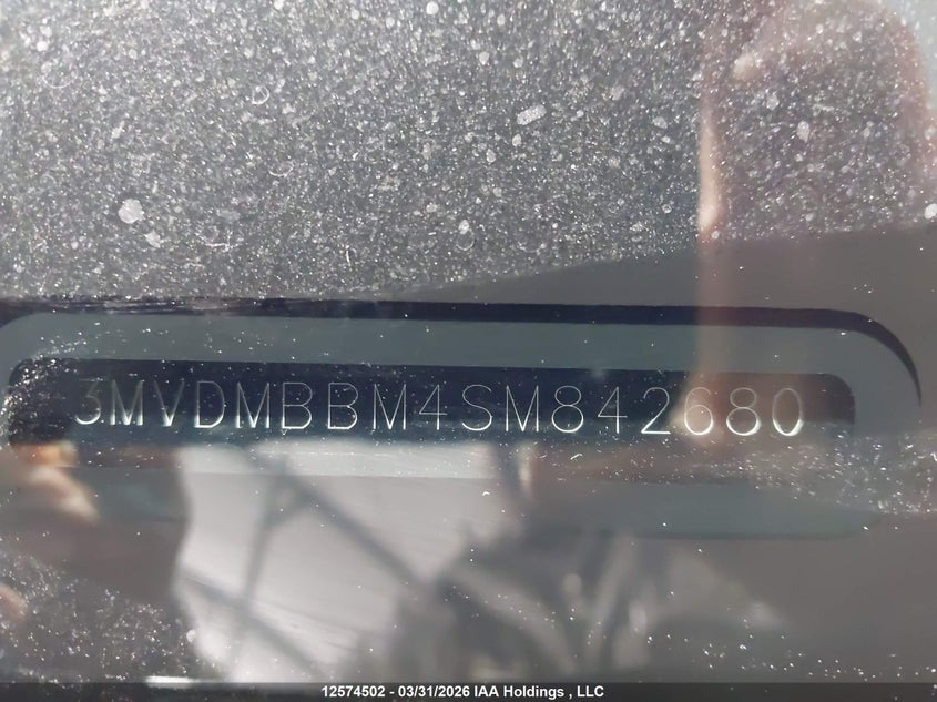 2025 Mazda Cx-30 Gx VIN: 3MVDMBBM4SM842680 Lot: 12574502