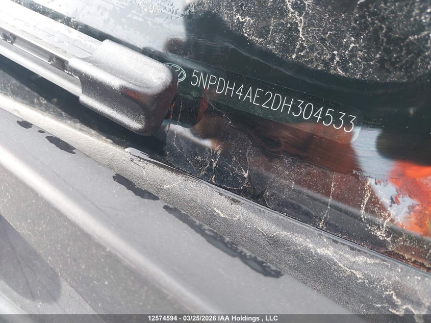 2013 Hyundai Elantra Gls/Limited VIN: 5NPDH4AE2DH304533 Lot: 12574594