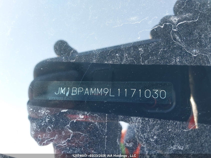 2020 Mazda Mazda3 Gt VIN: JM1BPAMM9L1171030 Lot: 12574683