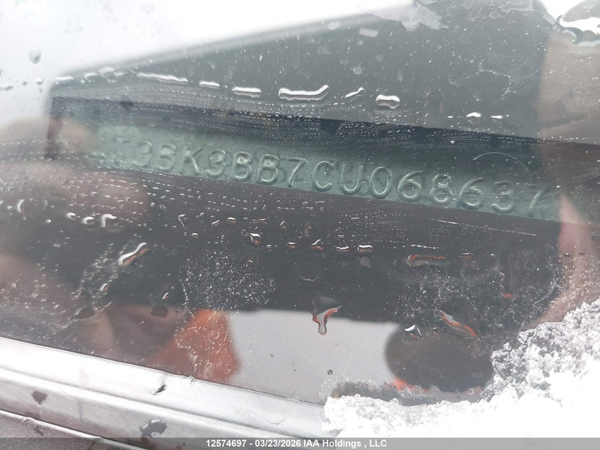 2012 Toyota Venza Base V6 VIN: 4T3BK3BB7CU068637 Lot: 12574697