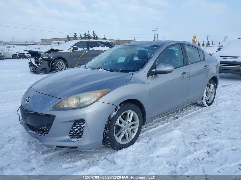 2012 Mazda 3 2.0 I Silver Lot 111012574789 Vin JM1BL1UF6C1681736