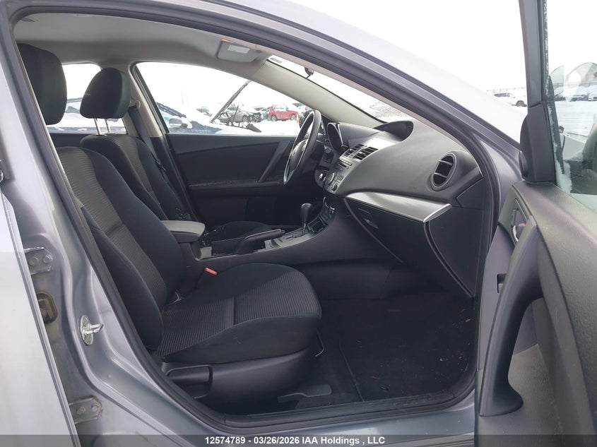 2012 Mazda 3 2.0 I Silver Lot 111012574789 Vin JM1BL1UF6C1681736