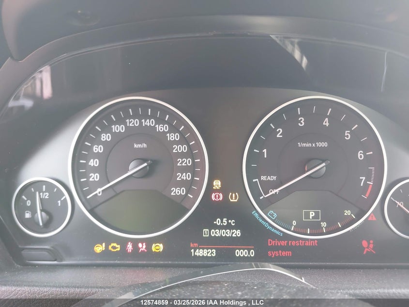 2015 BMW 328 Xi VIN: WBA3B3C58FF545883 Lot: 12574859