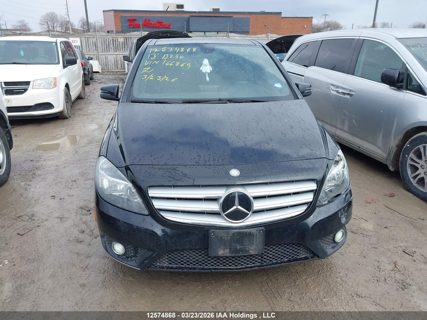 2013 Mercedes-Benz B250 VIN: WDDMH4EB5DJ166869 Lot: 12574868