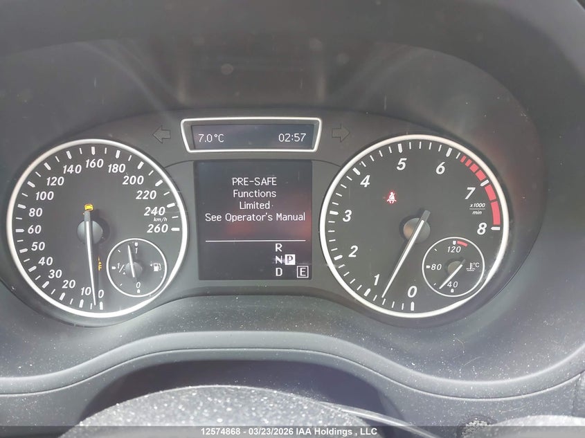 2013 Mercedes-Benz B250 VIN: WDDMH4EB5DJ166869 Lot: 12574868