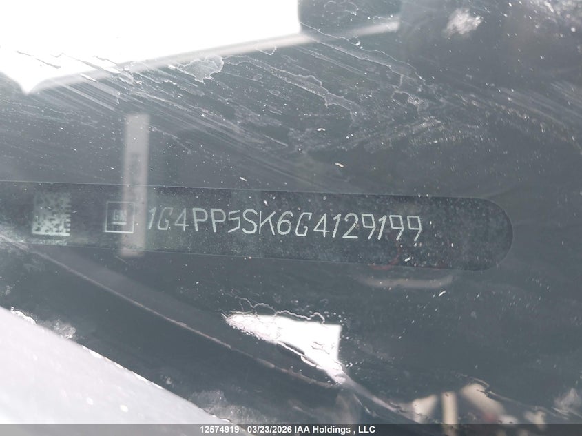 2016 Buick Verano VIN: 1G4PP5SK6G4129199 Lot: 12574919