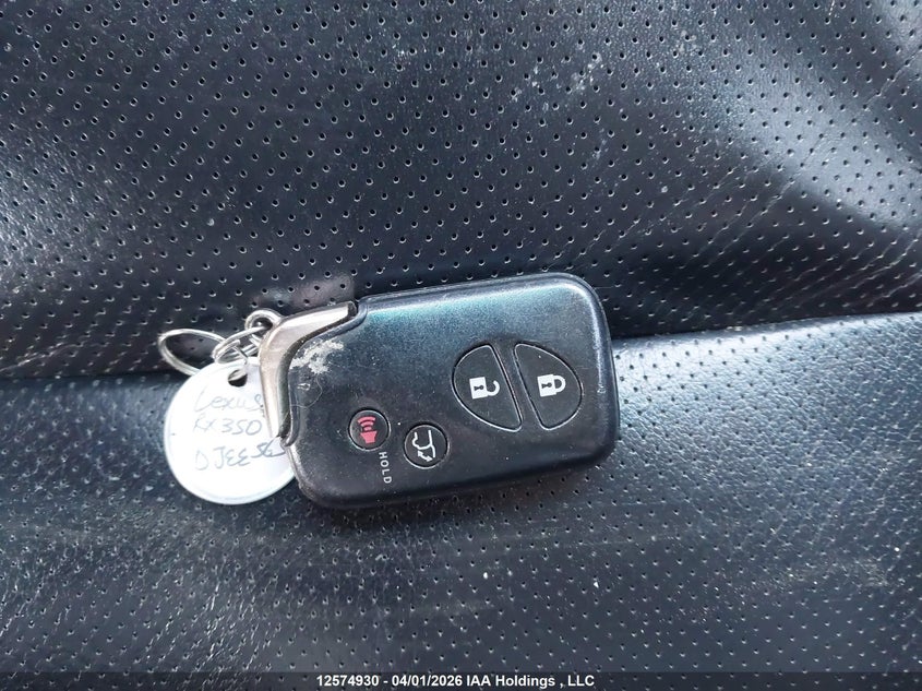 2010 Lexus Rx 350 VIN: 2T2BK1BA1AC001532 Lot: 12574930