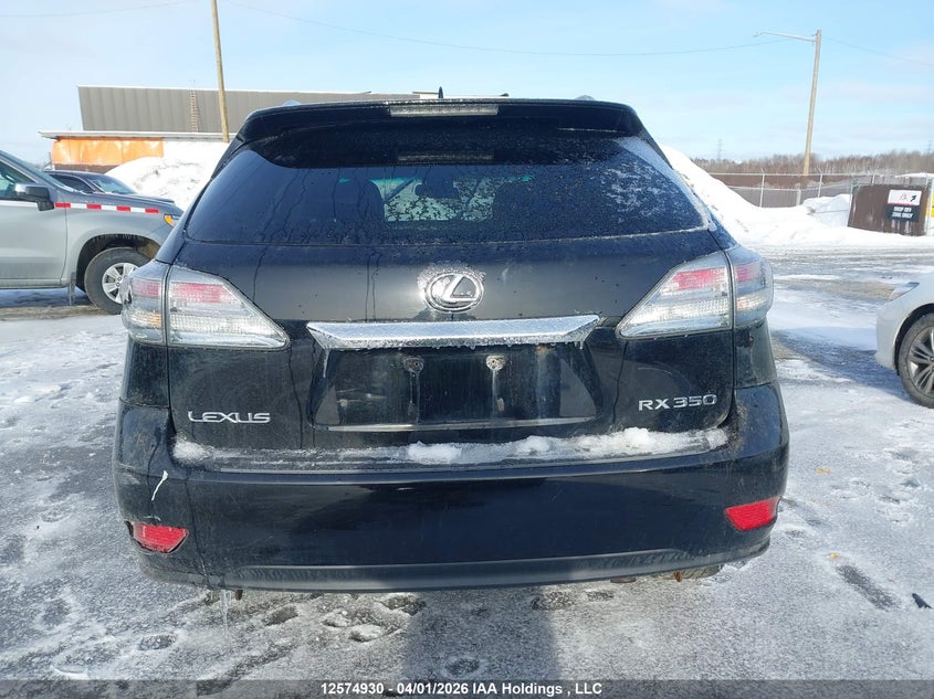 2010 Lexus Rx 350 VIN: 2T2BK1BA1AC001532 Lot: 12574930