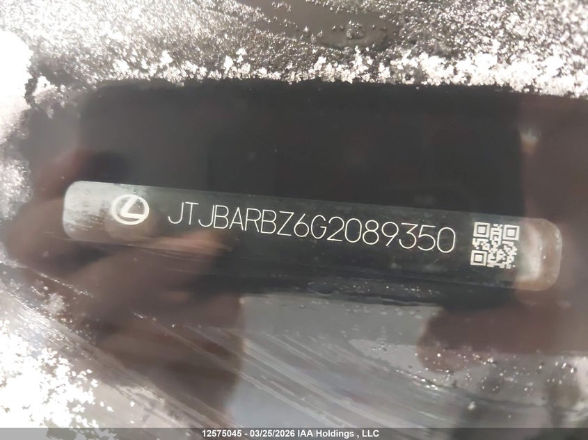 2016 Lexus Nx 200T 200T VIN: JTJBARBZ6G2089350 Lot: 12575045