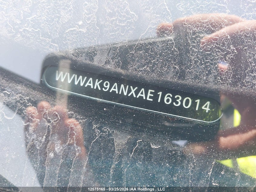 2010 Volkswagen Passat 2.0T VIN: WVWAK9ANXAE163014 Lot: 12575165