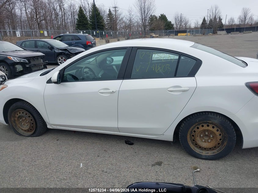 2013 Mazda Mazda3 Gs-Sky VIN: JM1BL1V7XD1741803 Lot: 12575234