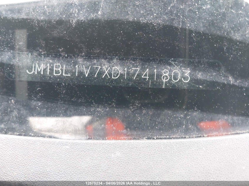 2013 Mazda Mazda3 Gs-Sky VIN: JM1BL1V7XD1741803 Lot: 12575234