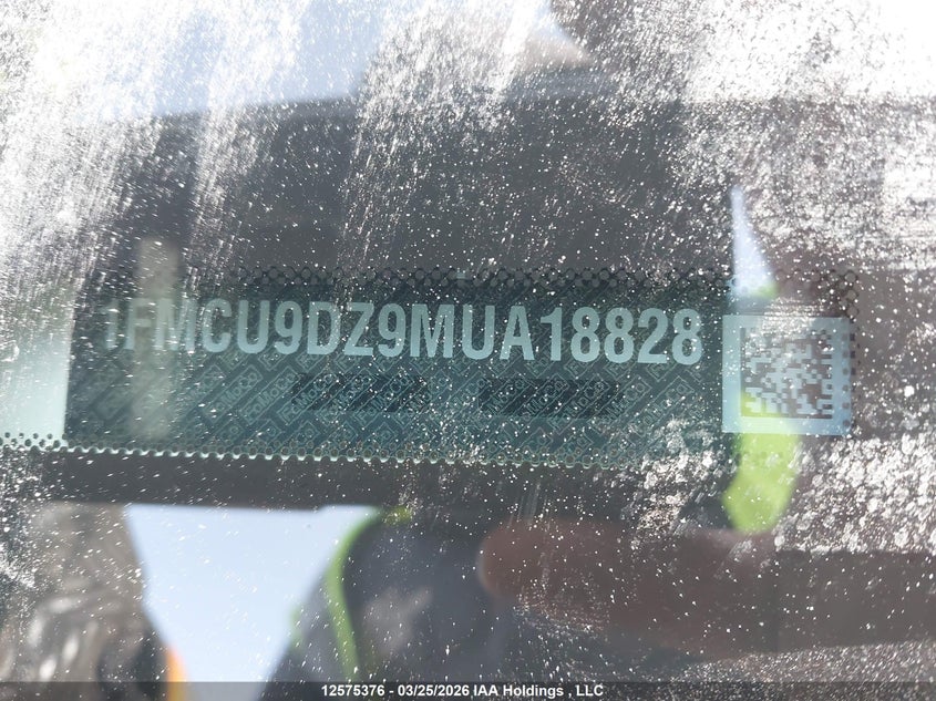2021 Ford Escape Titanium VIN: 1FMCU9DZ9MUA18828 Lot: 12575376