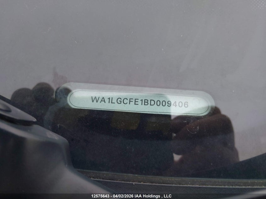 2011 Audi Q7 3.0 Premium VIN: WA1LGCFE1BD009406 Lot: 12575643