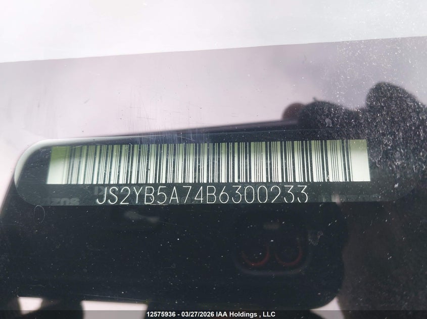 2011 Suzuki Sx4 Jlx VIN: JS2YB5A74B6300233 Lot: 12575936