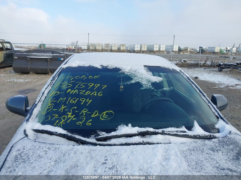 2010 Mazda Mazda6 VIN: 1YVHZ8BH1A5M16194 Lot: 12575997