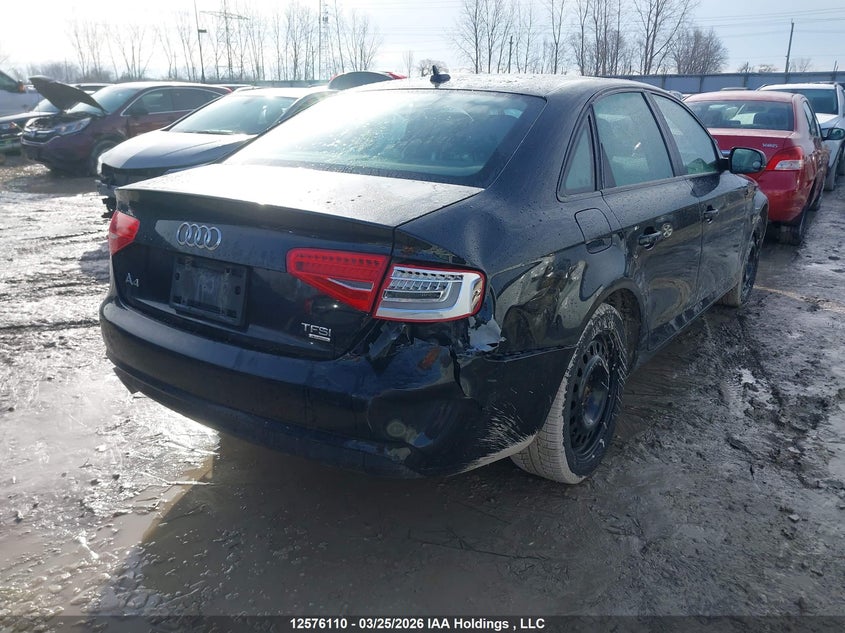 2014 Audi A4 Premium VIN: WAUBFCFL8EN014035 Lot: 12576110