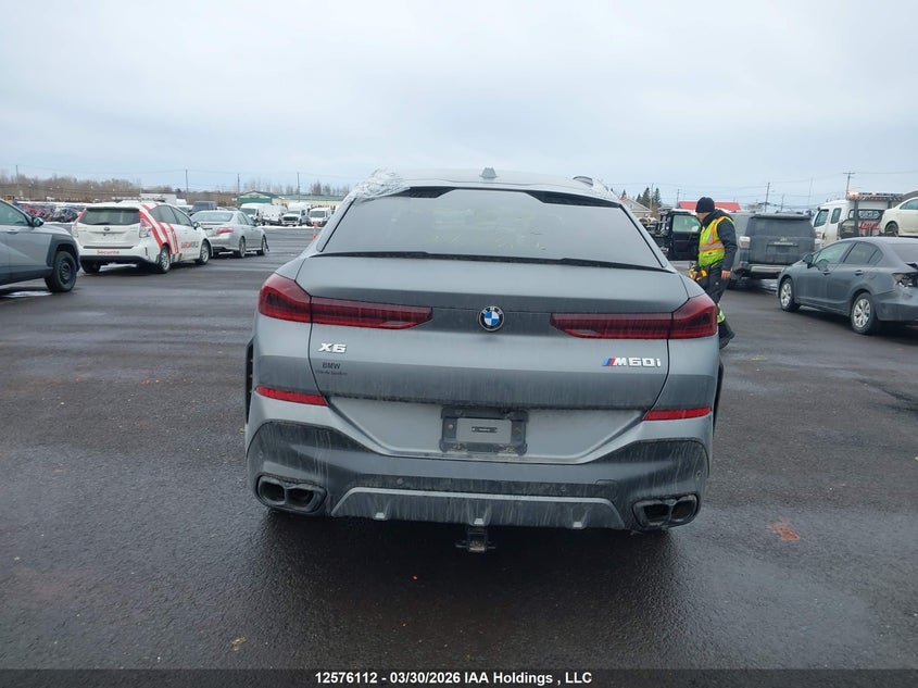 2024 BMW X6 M60I VIN: 5UX43EX08R9U13626 Lot: 12576112