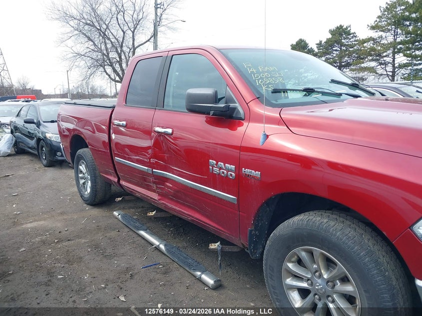 1C6RR7GT3ES109898 2014 Ram 1500 5.7 Slt Red