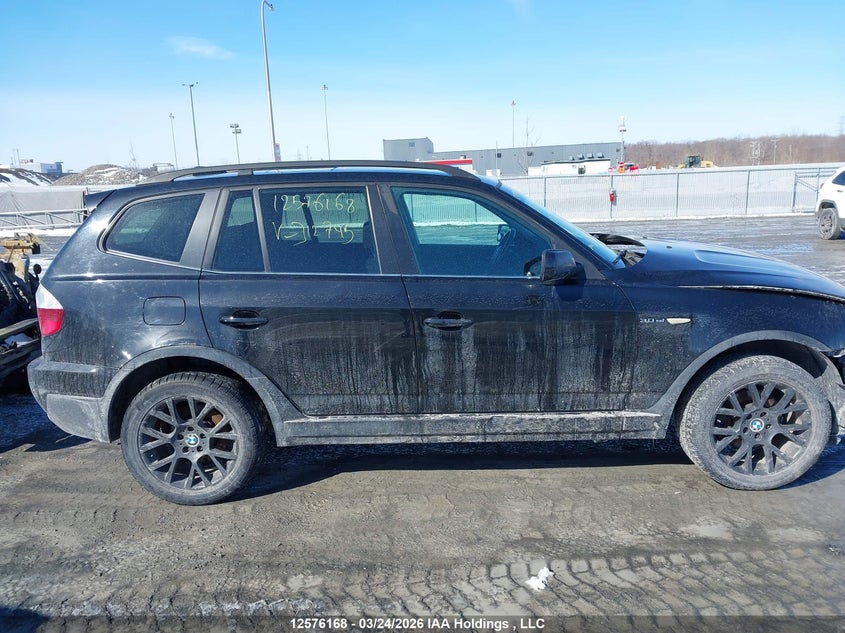 2008 BMW X3 3.0Si VIN: WBXPC934X8WJ12745 Lot: 12576168