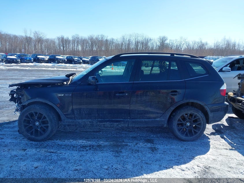 2008 BMW X3 3.0Si VIN: WBXPC934X8WJ12745 Lot: 12576168