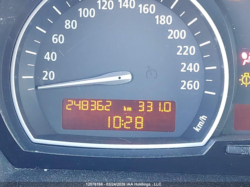 2008 BMW X3 3.0Si VIN: WBXPC934X8WJ12745 Lot: 12576168