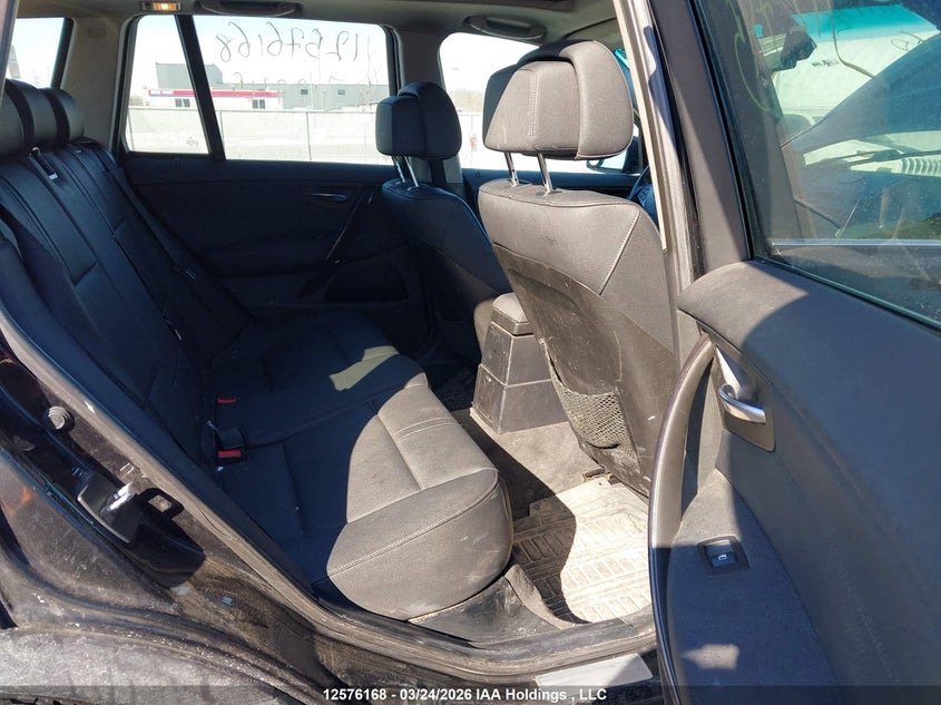 2008 BMW X3 3.0Si VIN: WBXPC934X8WJ12745 Lot: 12576168