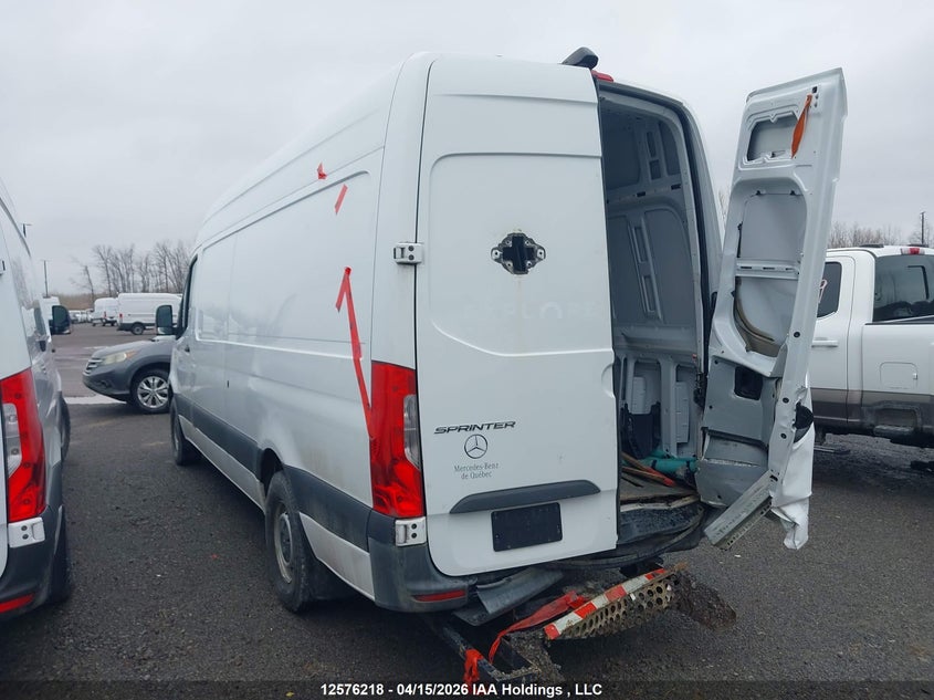 2019 Mercedes-Benz Sprinter 2500 High Roof V6 VIN: WD3BF1CD3KP022266 Lot: 12576218