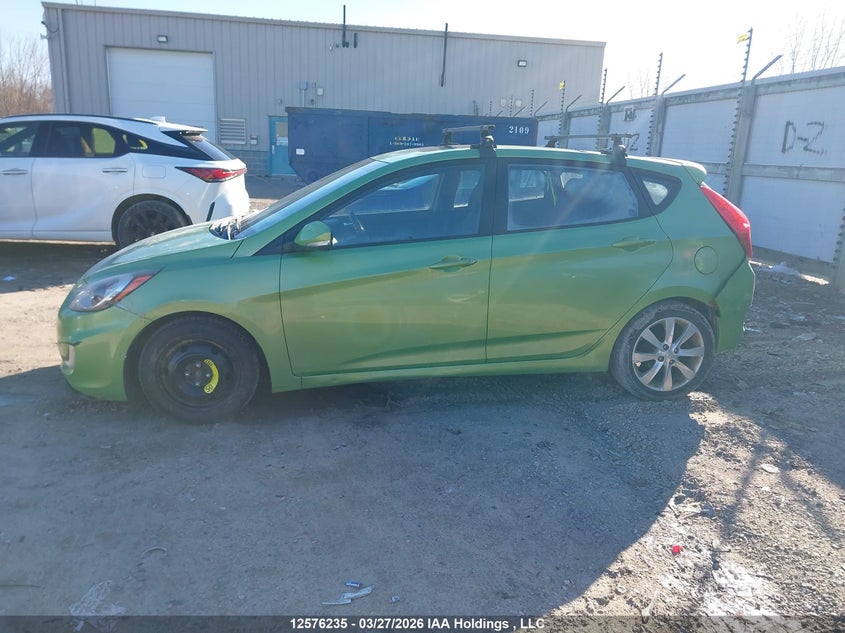 2014 Hyundai Accent Gls/Se VIN: KMHCU5AE6EU158069 Lot: 12576235