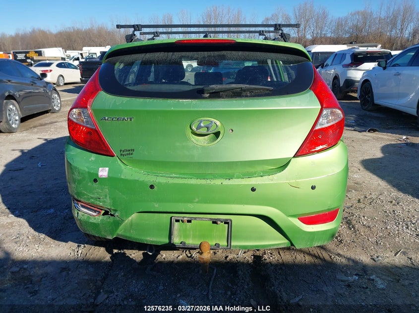 2014 Hyundai Accent Gls/Se VIN: KMHCU5AE6EU158069 Lot: 12576235
