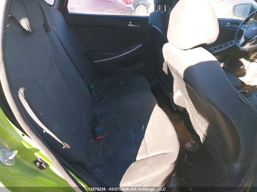 2014 Hyundai Accent Gls/Se VIN: KMHCU5AE6EU158069 Lot: 12576235