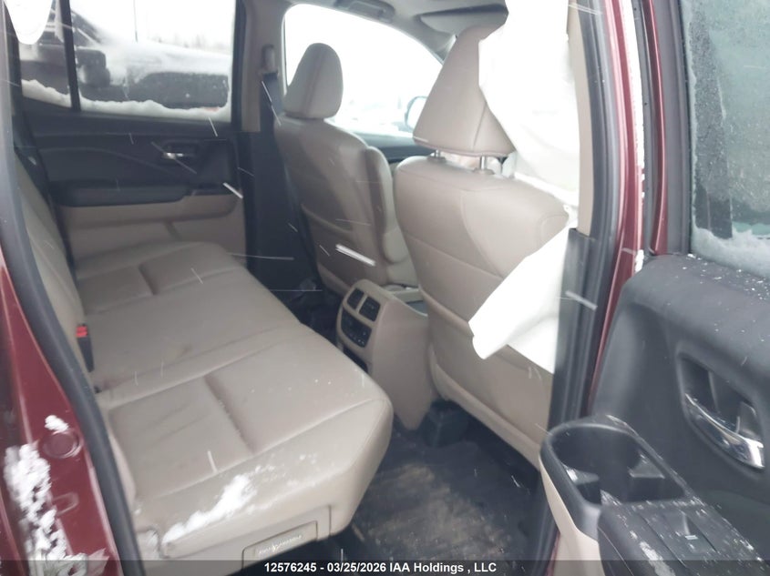 2017 Honda Ridgeline Touring VIN: 5FPYK3F72HB502578 Lot: 12576245