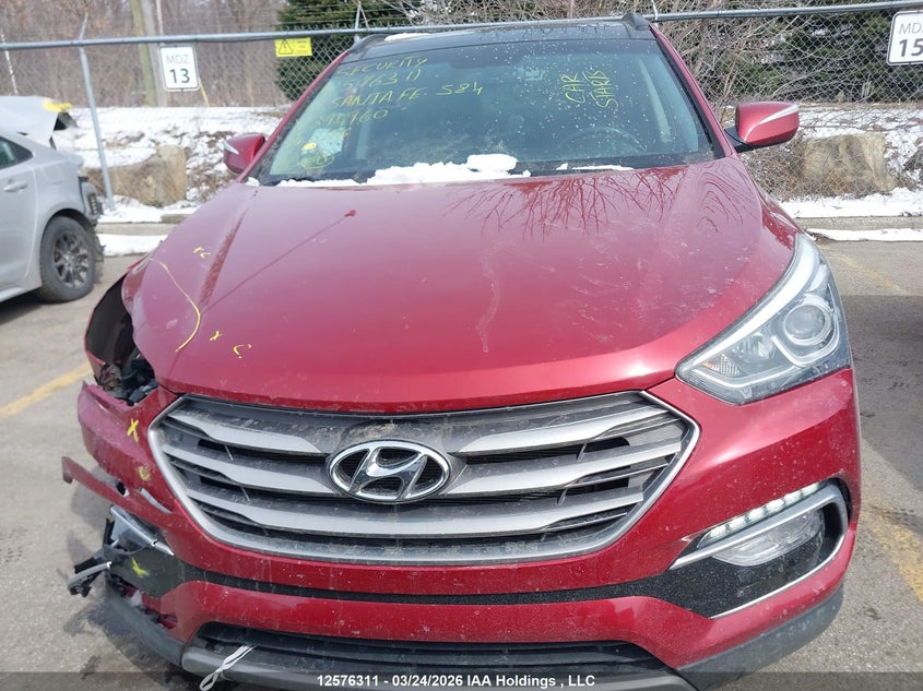 2017 Hyundai Santa Fe Sport 2.4 Se VIN: 5XYZUDLB7HG394960 Lot: 12576311