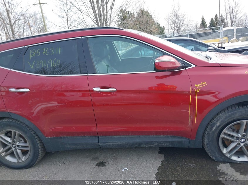 2017 Hyundai Santa Fe Sport 2.4 Se VIN: 5XYZUDLB7HG394960 Lot: 12576311