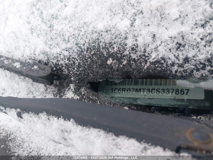 2012 Ram 1500 Sport VIN: 1C6RD7MT3CS337867 Lot: 12576465