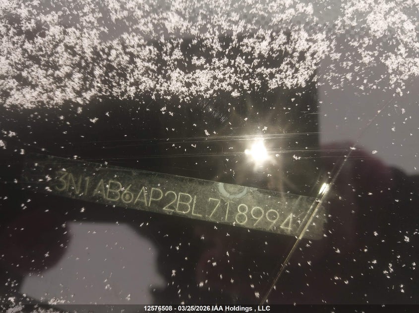 2011 Nissan Sentra VIN: 3N1AB6AP2BL718994 Lot: 12576508