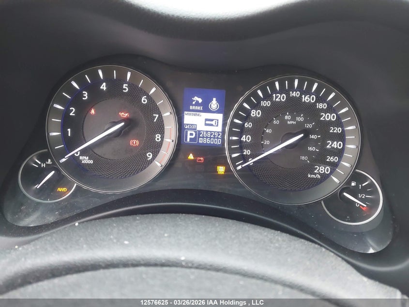 2011 Infiniti M37X VIN: JN1BY1AR1BM371686 Lot: 12576625