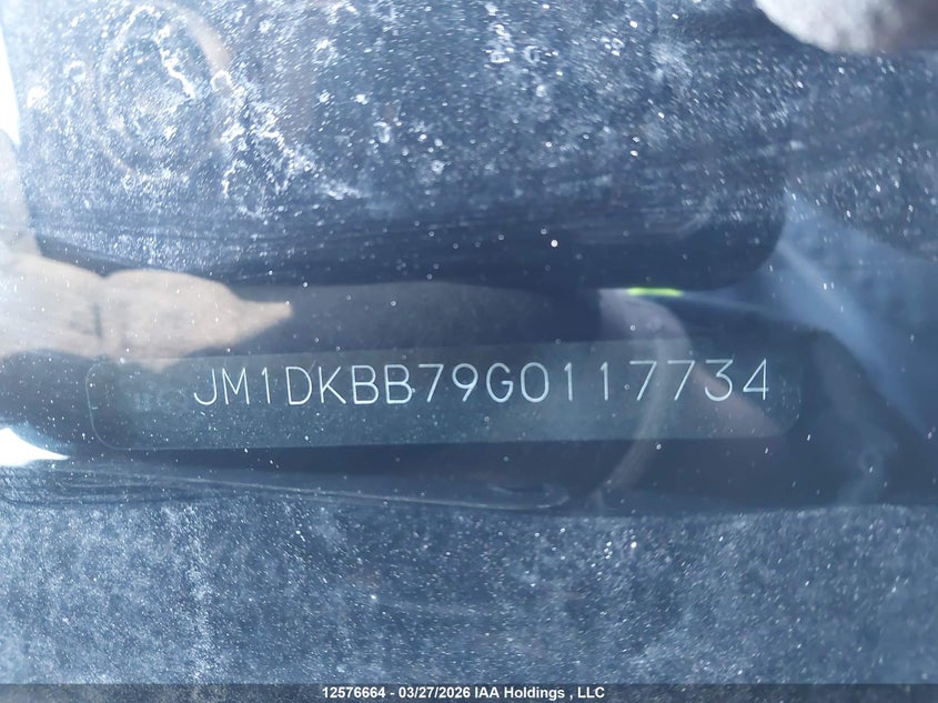 2016 Mazda Cx-3 VIN: JM1DKBB79G0117734 Lot: 12576664