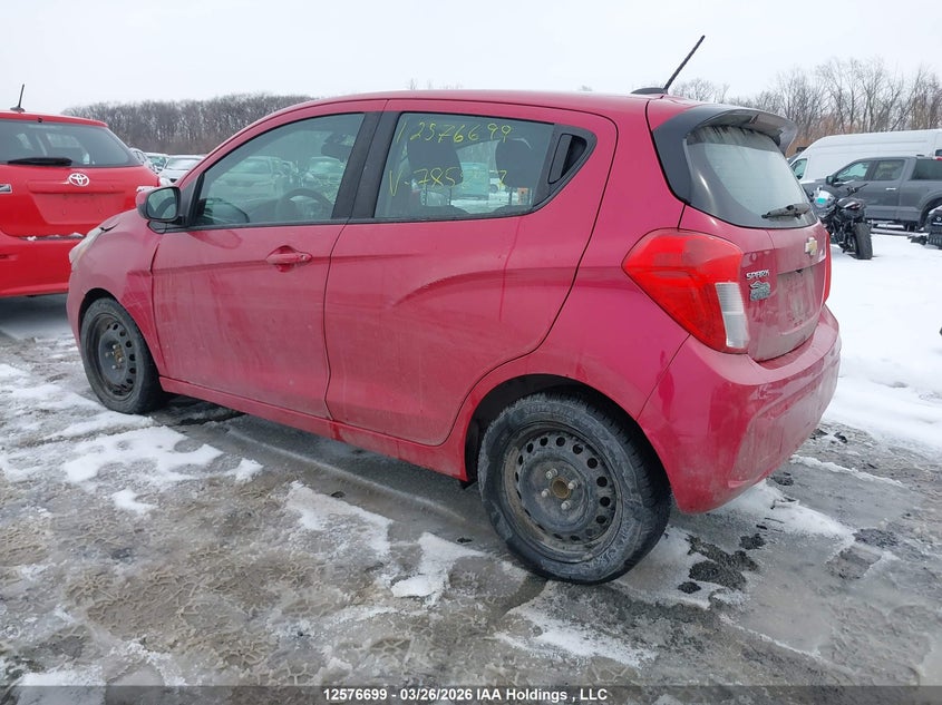 Vin: kl8cd6sa9kc785297, lot: 2971549, chevrolet spark 20193