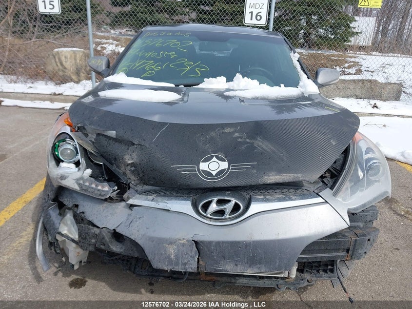 2014 Hyundai Veloster VIN: KMHTC6AD0EU197661 Lot: 12576702