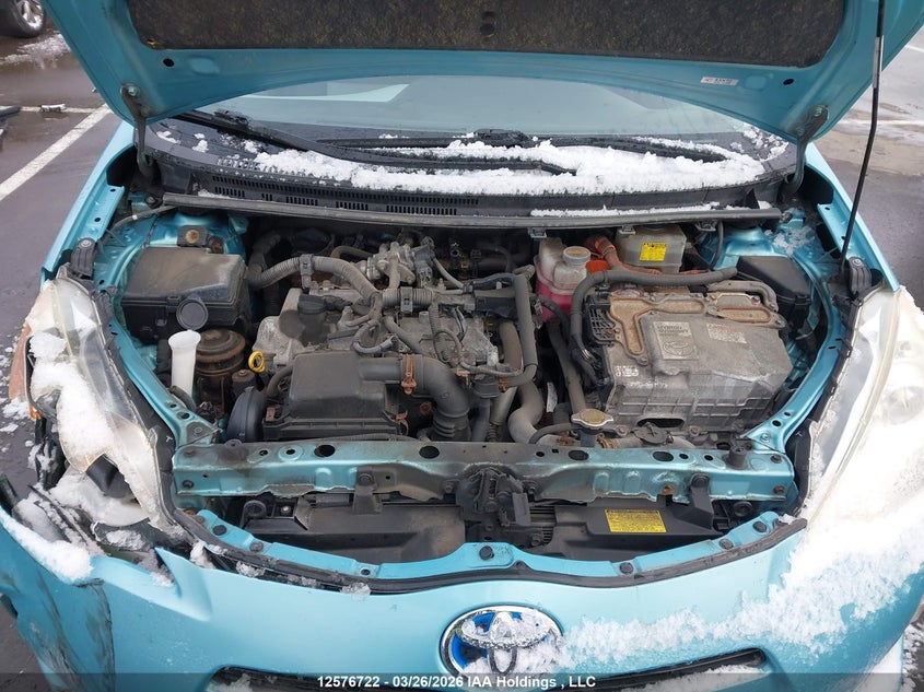 2012 Toyota Prius VIN: JTDKDTB30C1008927 Lot: 12576722