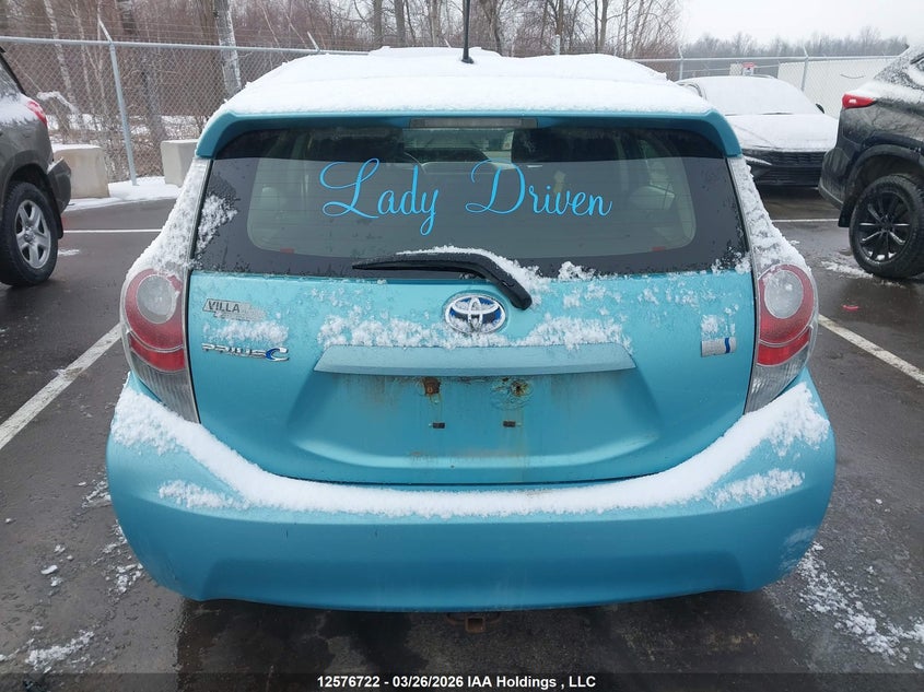 2012 Toyota Prius VIN: JTDKDTB30C1008927 Lot: 12576722