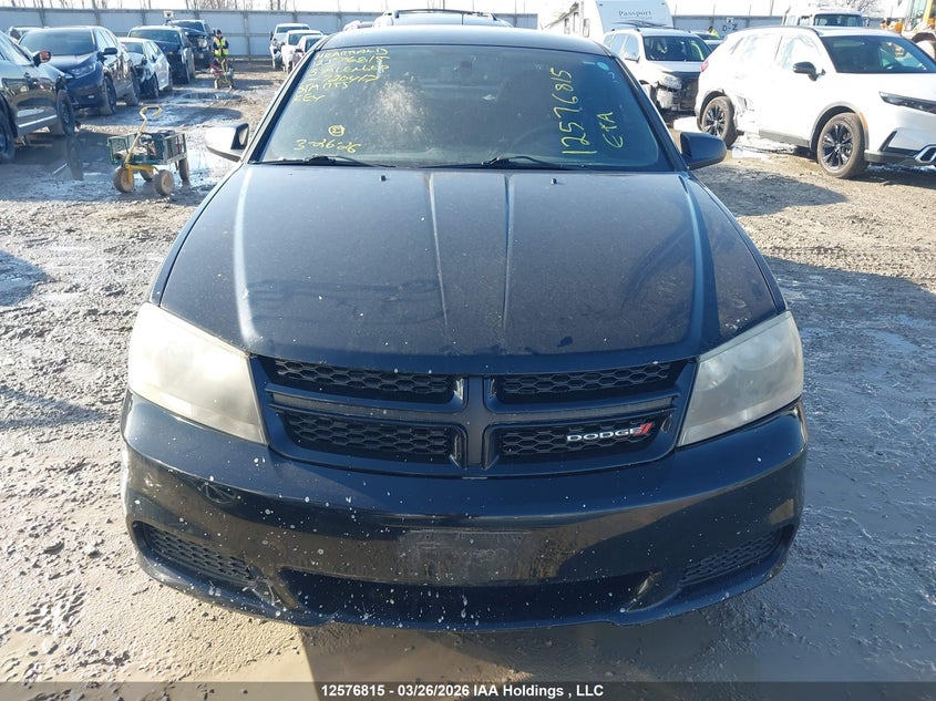 2013 Dodge Avenger Se VIN: 1C3CDZAG6DN720417 Lot: 12576815