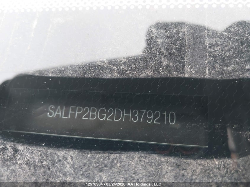 2013 Land Rover Lr2 VIN: SALFP2BG2DH379210 Lot: 12576984