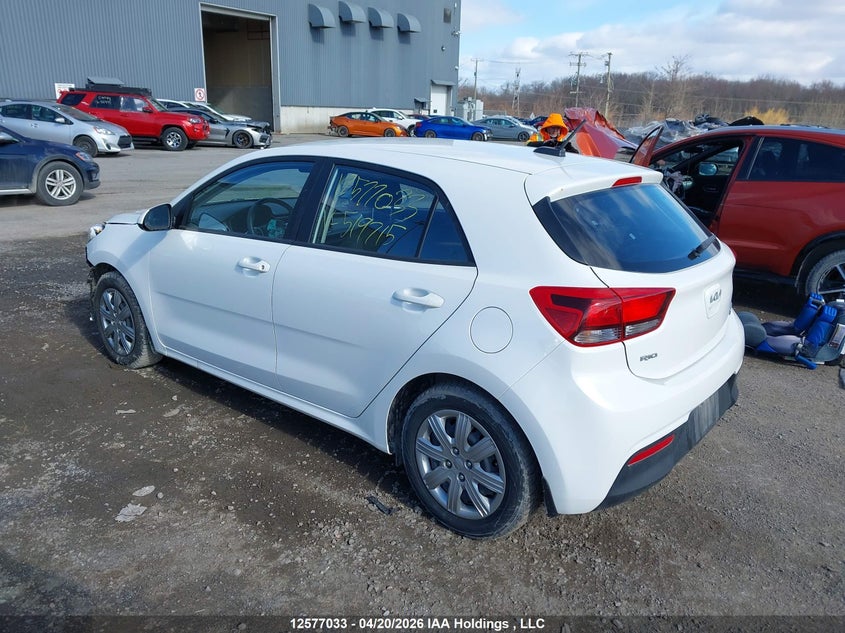 Vin: 3kpa25ad6pe519715, lot: 2971919, kia rio 20233