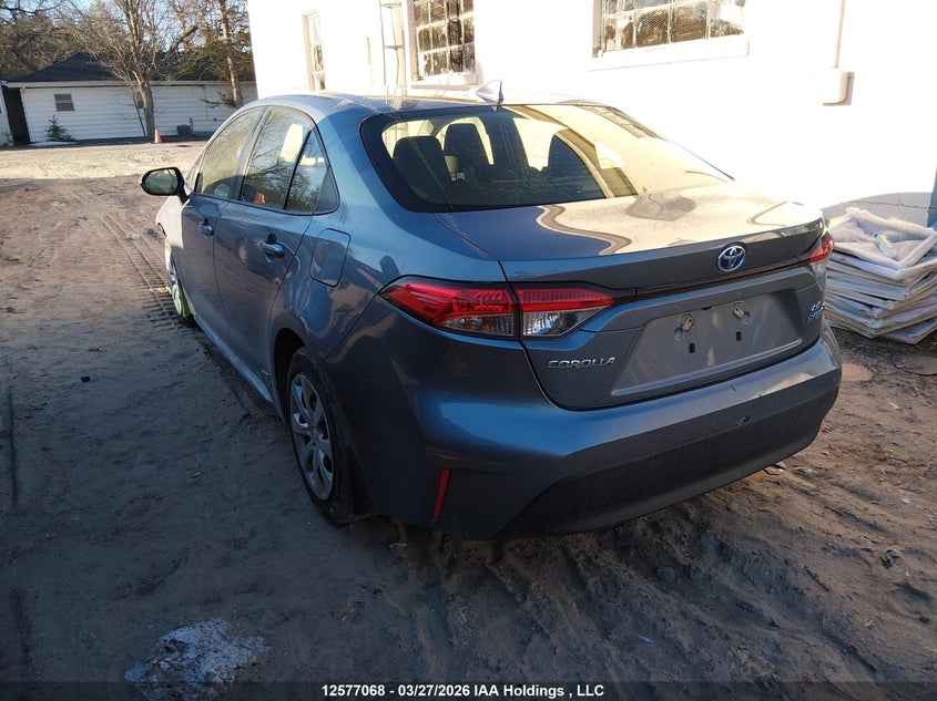 Vin: jtdbdmhe1p3000344, lot: 2971954, toyota corolla le/se/night shade 20233