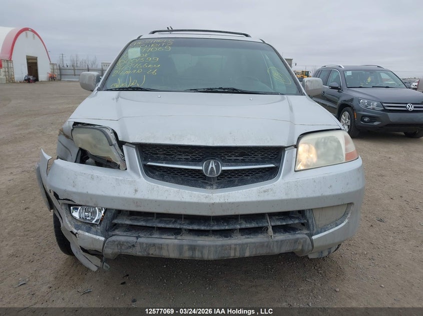 2002 Acura Mdx 3.5 VIN: 2HNYD18642H001599 Lot: 12577069