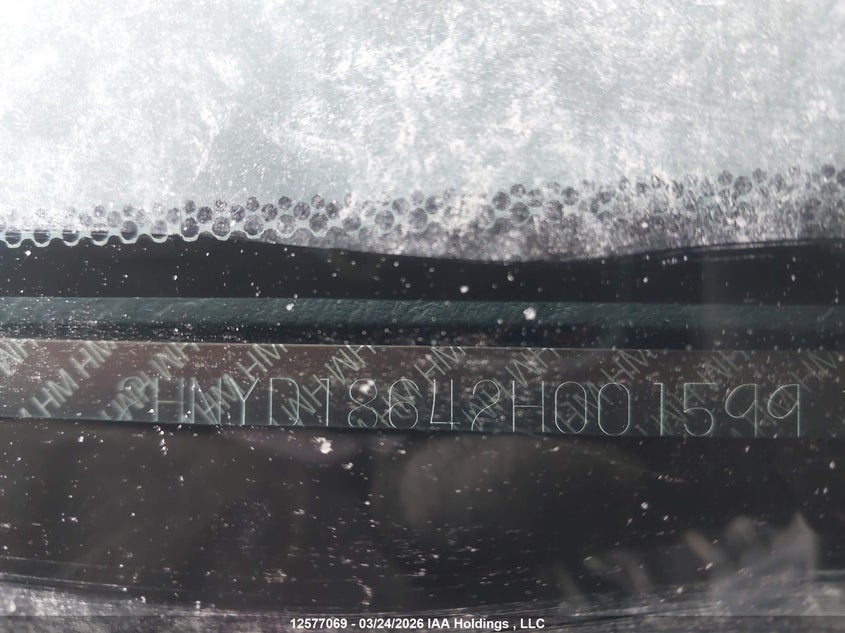 2002 Acura Mdx 3.5 VIN: 2HNYD18642H001599 Lot: 12577069