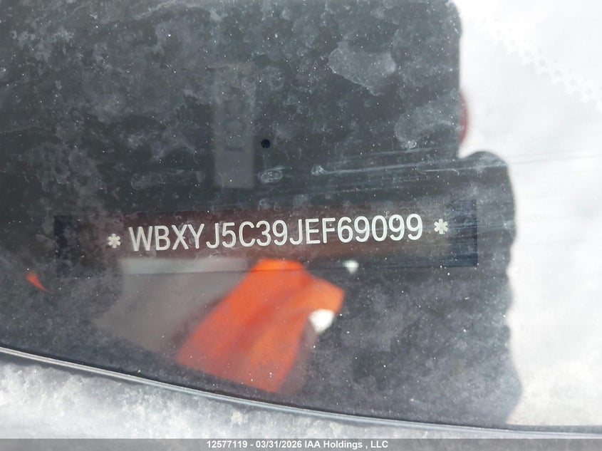 2018 BMW X2 xDrive28I VIN: WBXYJ5C39JEF69099 Lot: 12577119