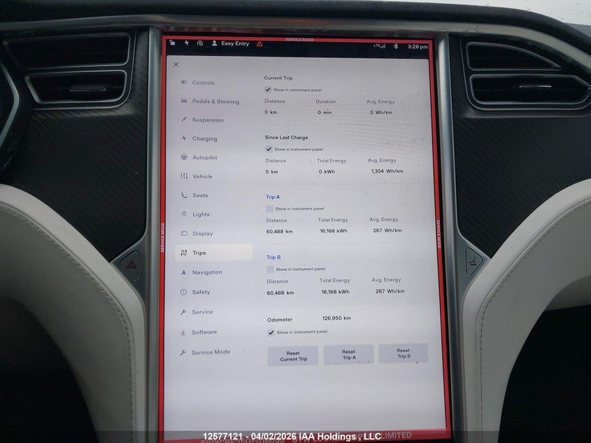 2016 Tesla Model X 60D/70D/75D/90D/P100D VIN: 5YJXCBE25GF016055 Lot: 12577121